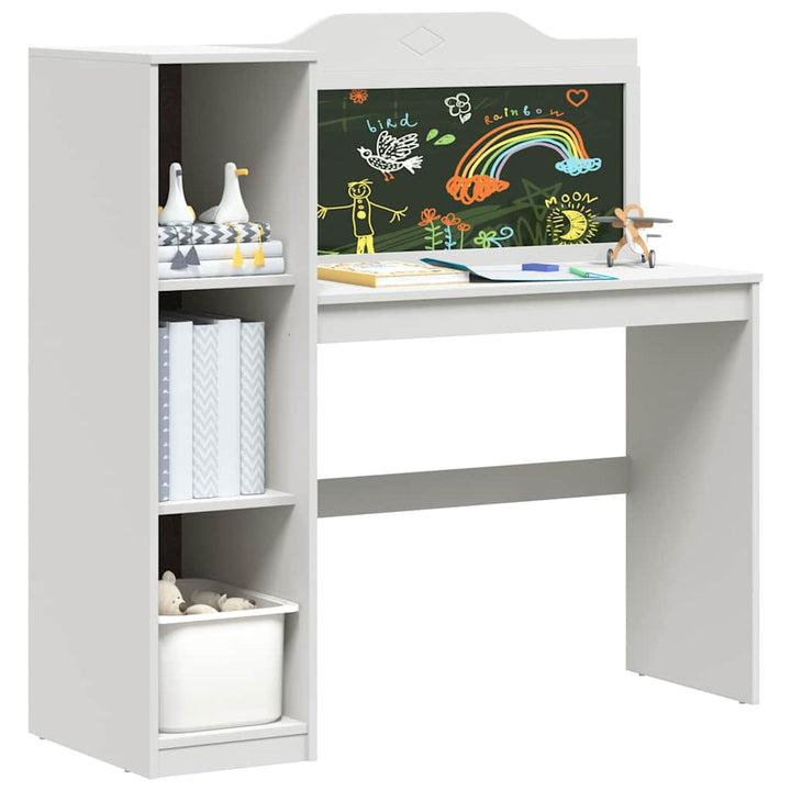 Tavleskrivebord Hvid 120 x 45 x 118.5 cm Konstrueret træ