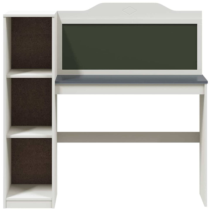 Tavleskrivebord Hvid og grå 120 x 45 x 118.5 cm Konstrueret træ