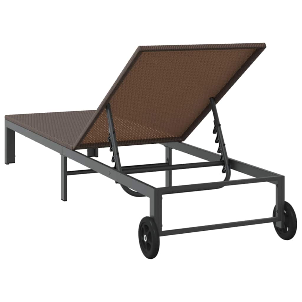 Solseng 1-person Brun 60 x 200 x 27cm polyrattan