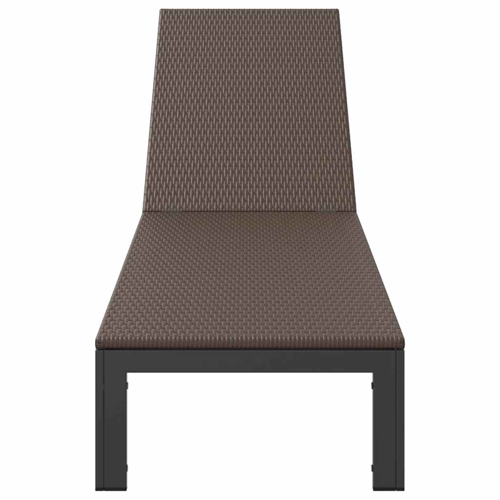 Solseng 1-person Brun 60 x 200 x 27cm polyrattan