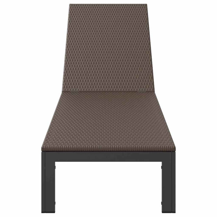 Solseng 1-person Brun 60 x 200 x 27cm polyrattan