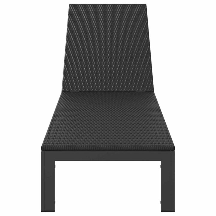 Solseng 1-person Sort 60 x 200 x 27cm polyrattan