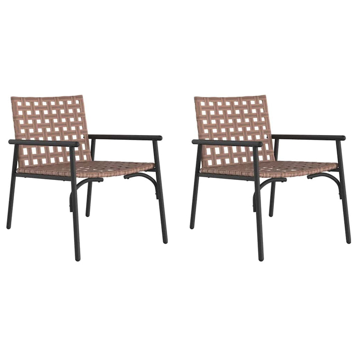 Have Stol 2 pcs Sort 79 x 56 x 73.5cm polyrattan