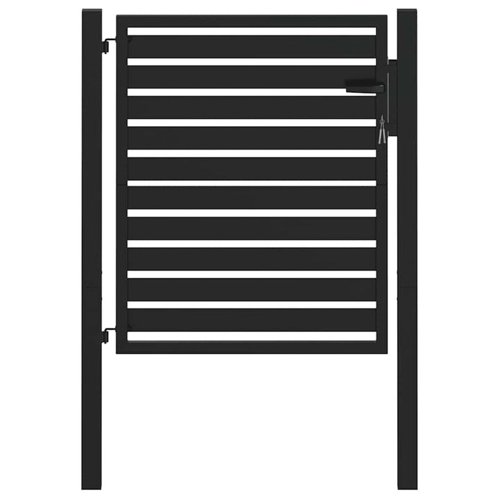 havelåge låsbar 100x100 cm aluminium sort