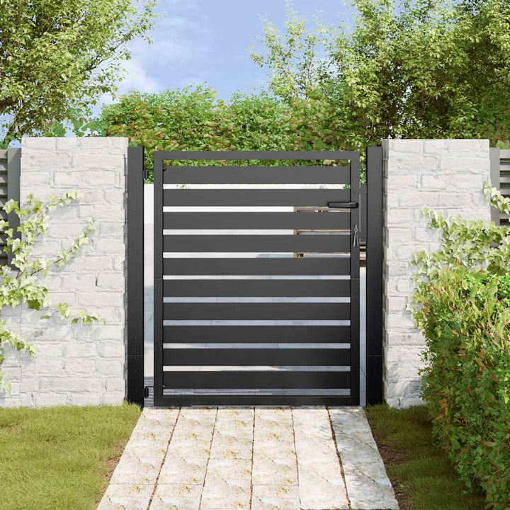havelåge låsbar 100x100 cm aluminium sort