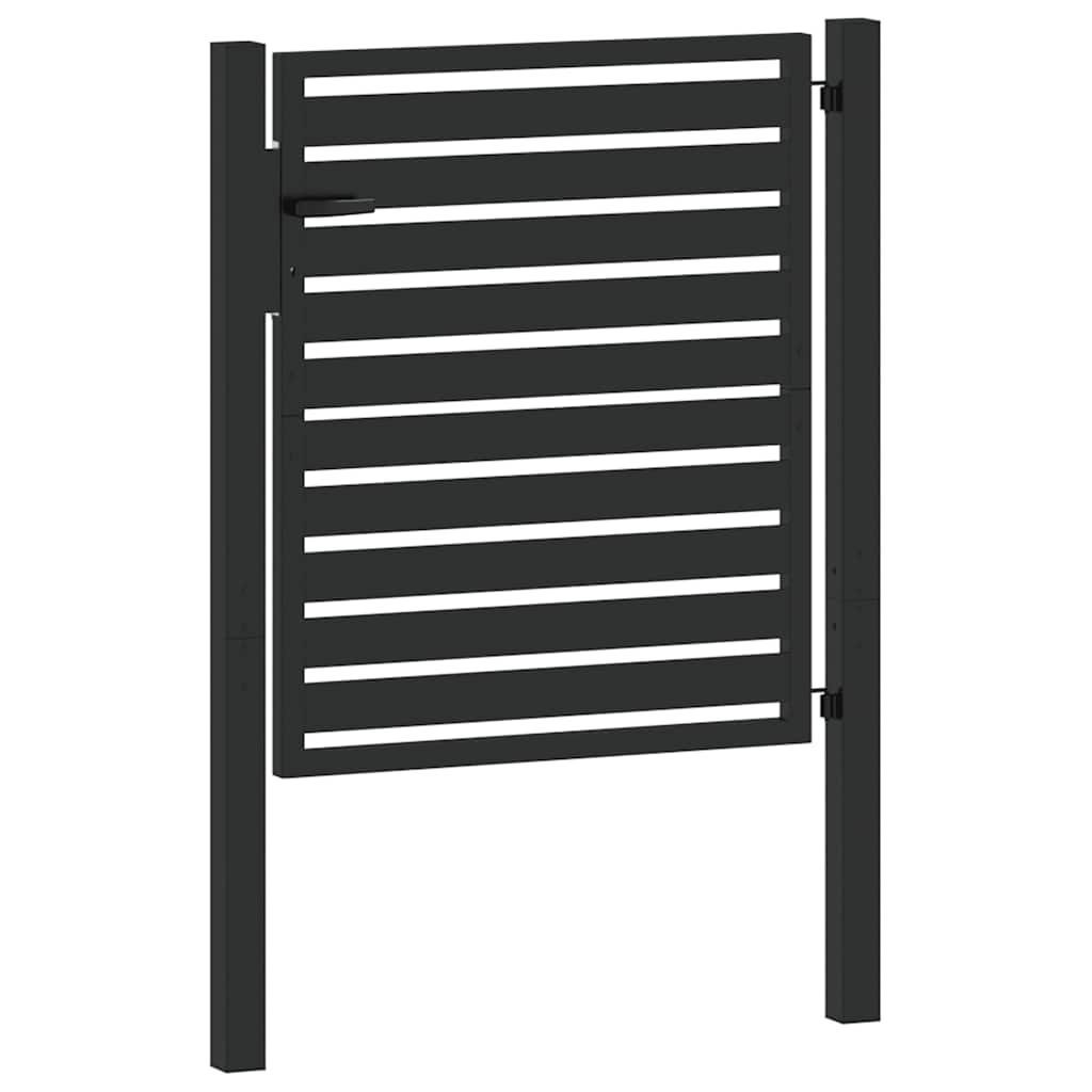 havelåge låsbar 100x100 cm aluminium sort
