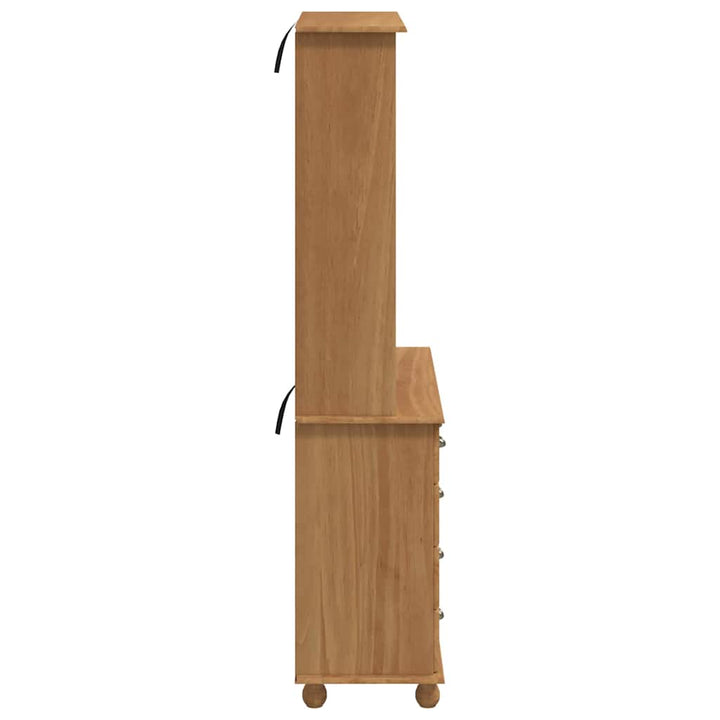Skab ASKIM honningfarvet 91 x 40 x 184 cm Massivt fyrretræ