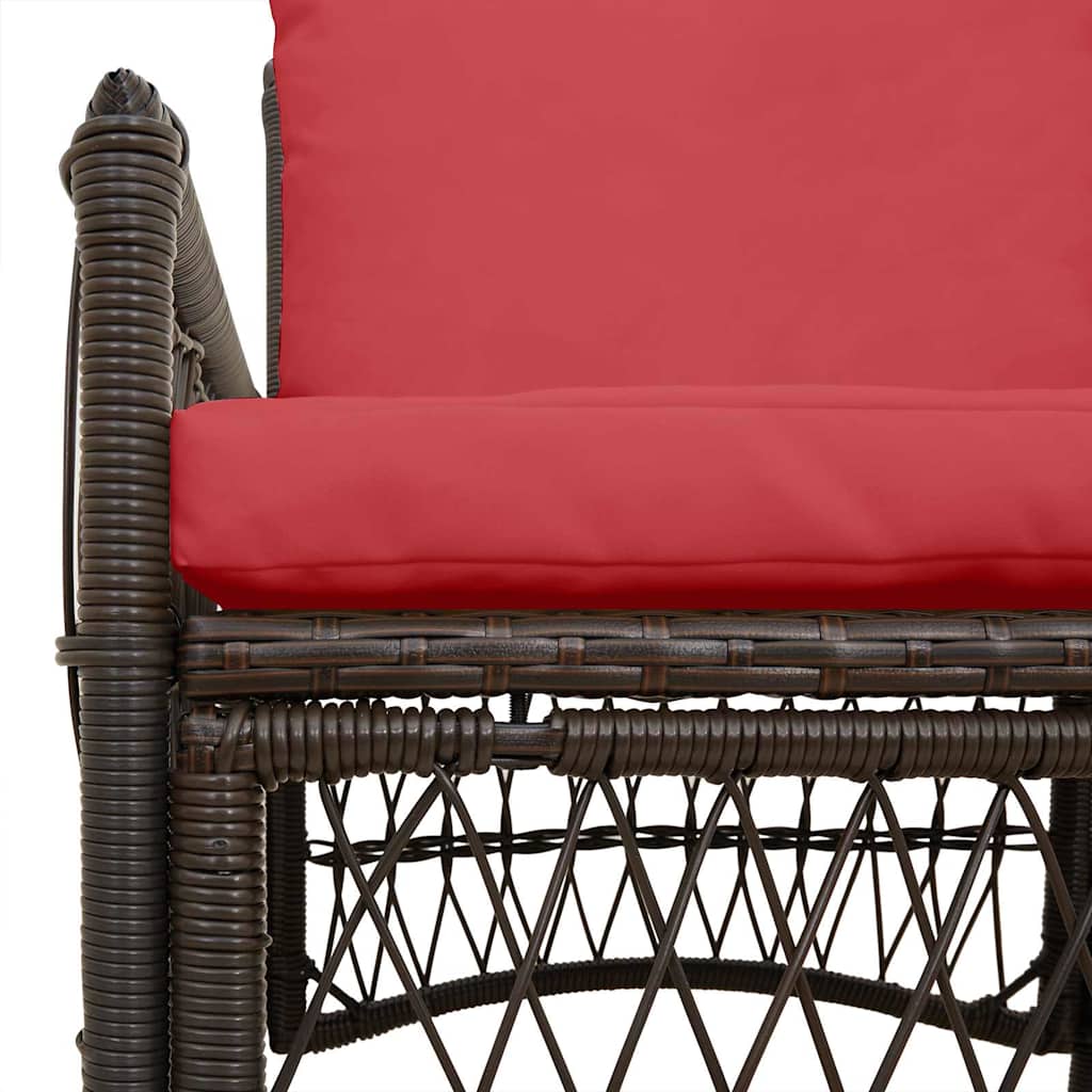Have Stol Brun 60 x 70 x 78cm polyrattan