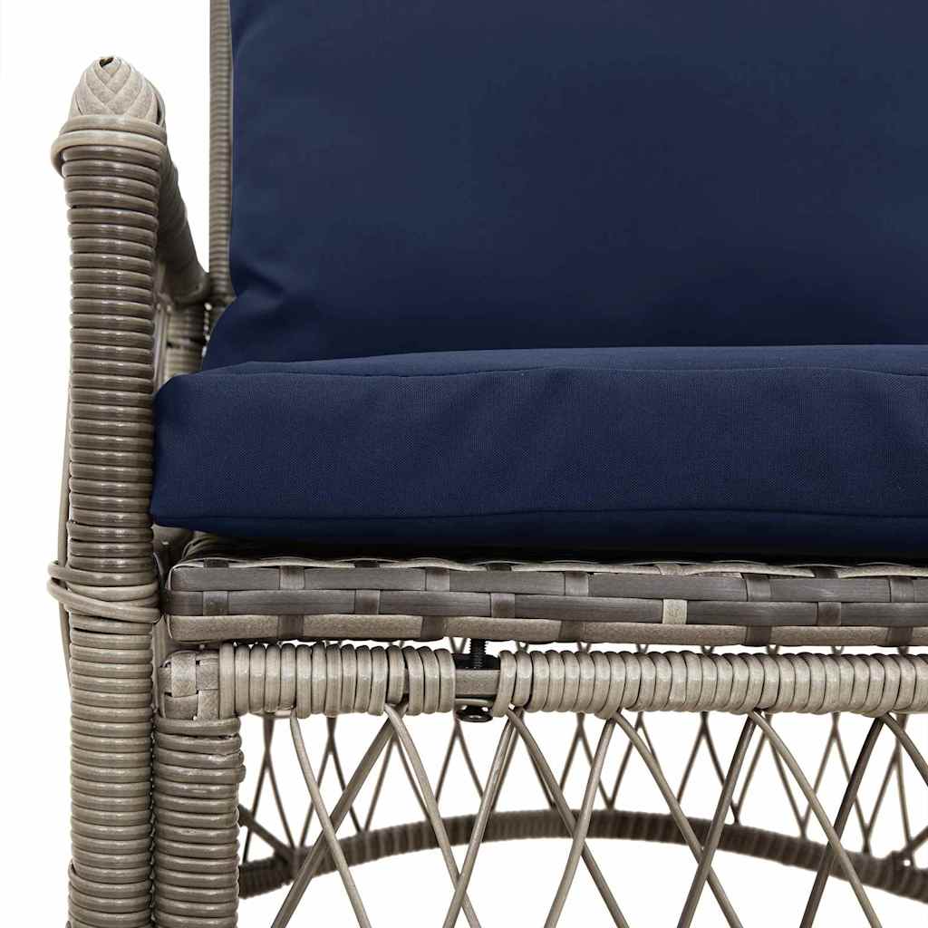 Have Stol Grå 60 x 70 x 78cm polyrattan