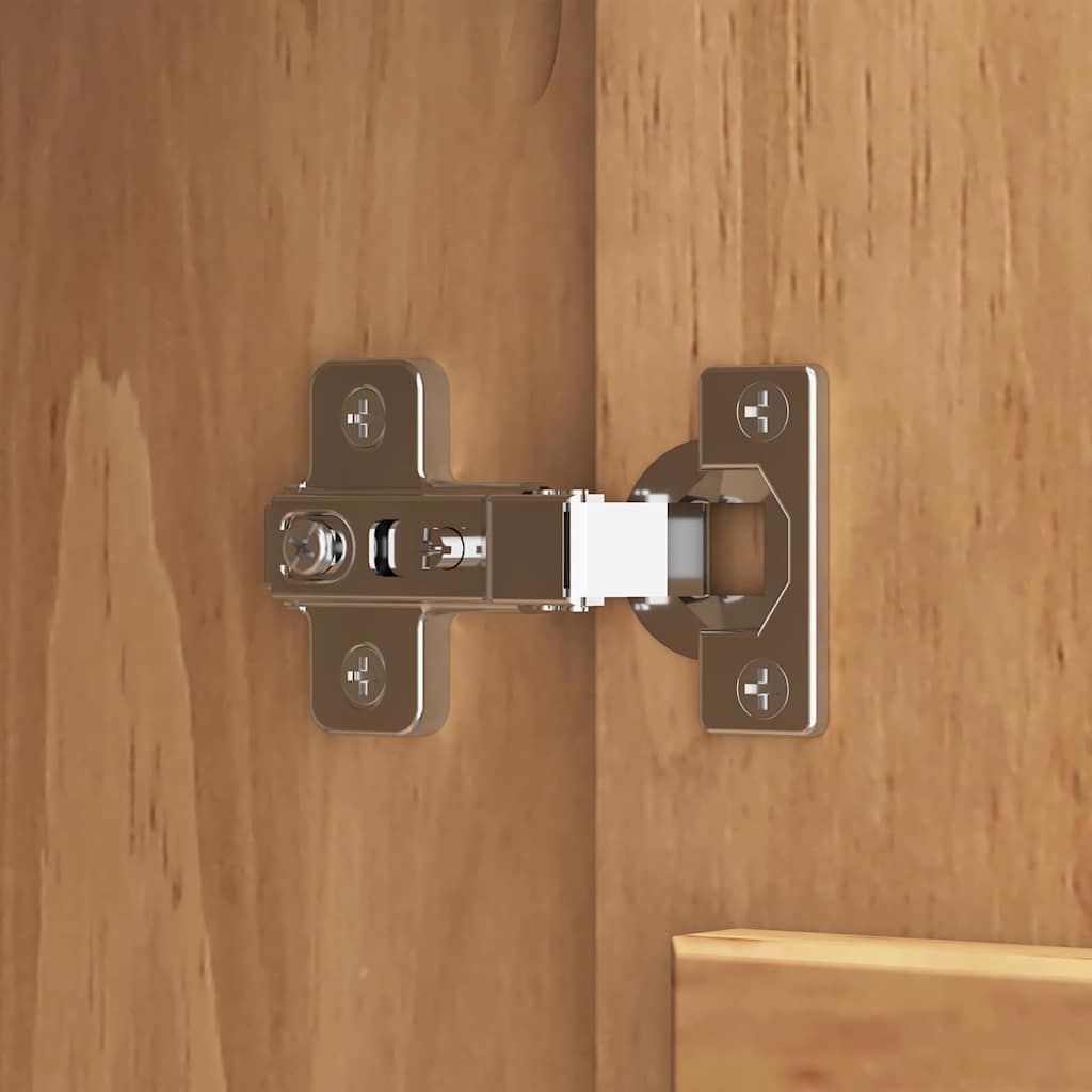 Sideboard ASKIM Brun 133.5 x 40 x 79 cm Massivt fyrretræ