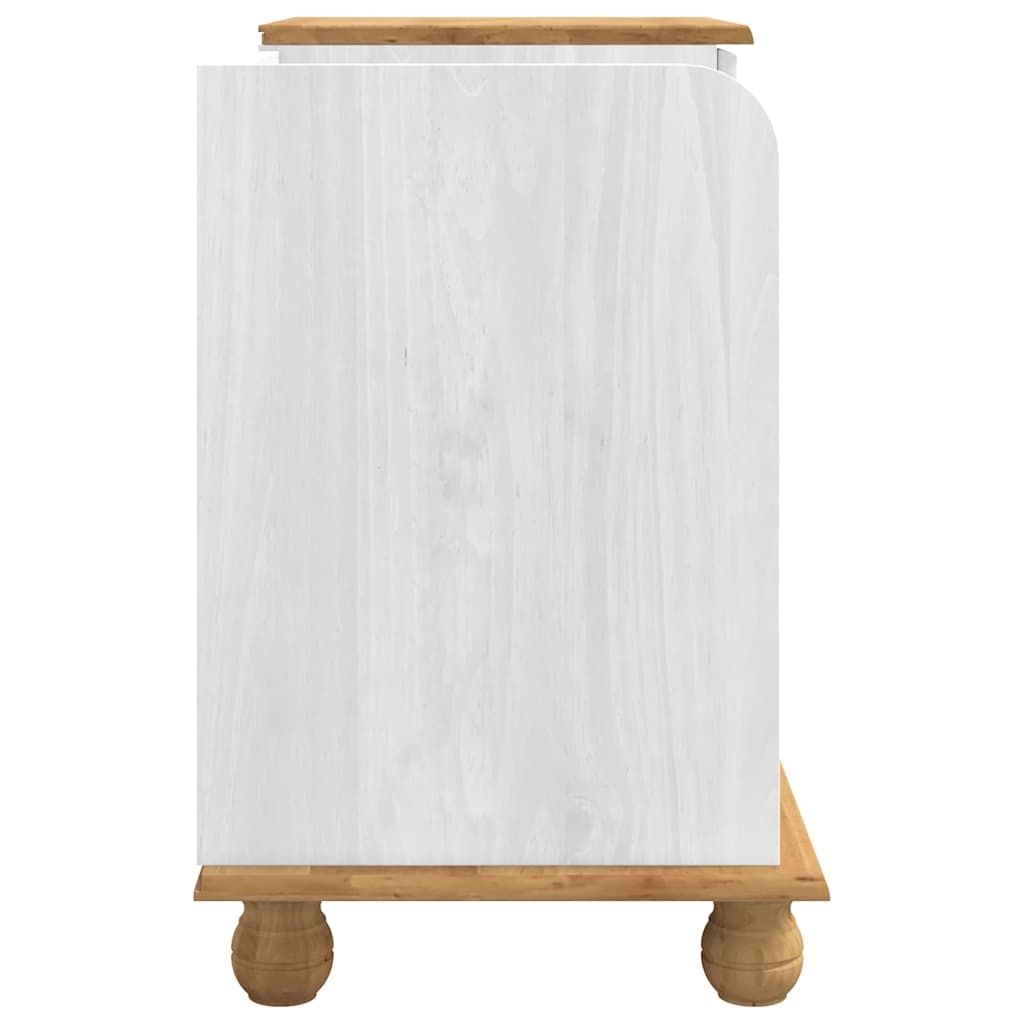 Opbevaringsbænk til entréen ASKIM Hvid 100 x 39 x 62 cm