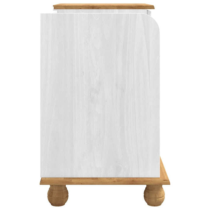 Opbevaringsbænk til entréen ASKIM Hvid 100 x 39 x 62 cm