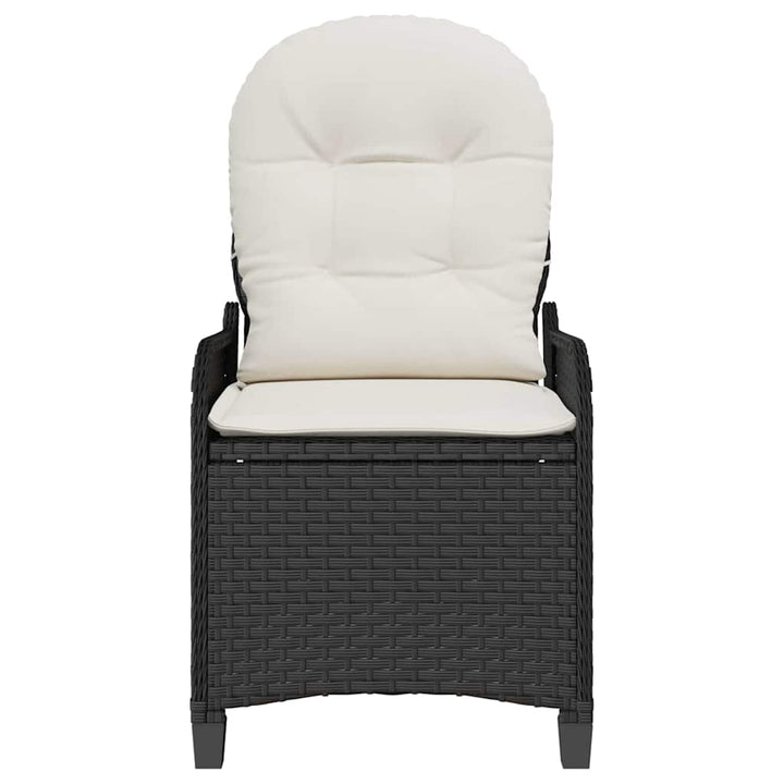 Liggestol Sort 56 x 66 x 95cm polyrattan