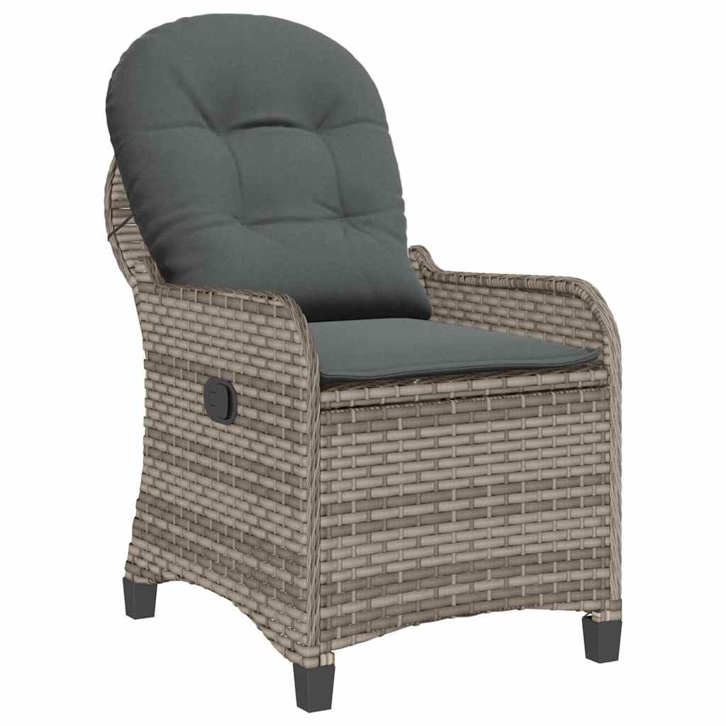 Liggestol Grå 56 x 66 x 95cm polyrattan