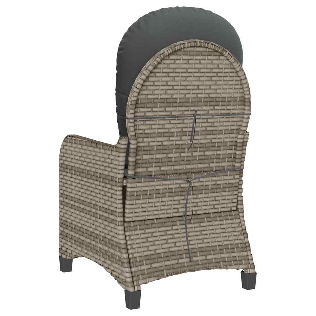 Liggestol Grå 56 x 66 x 95cm polyrattan