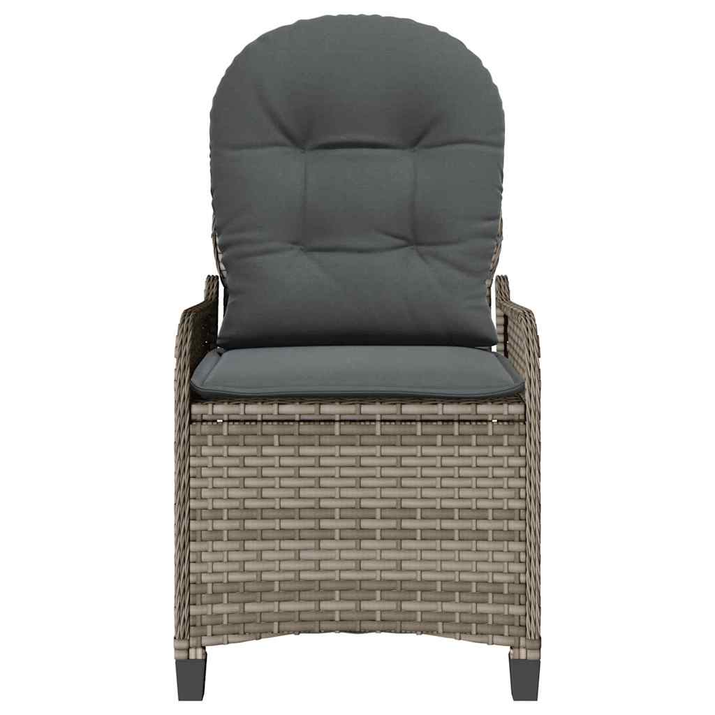 Liggestol Grå 56 x 66 x 95cm polyrattan