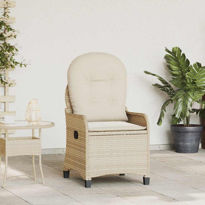Liggestol Beige 56 x 66 x 95cm polyrattan