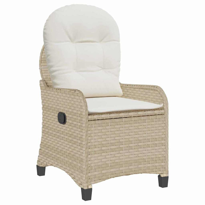 Liggestol Beige 56 x 66 x 95cm polyrattan