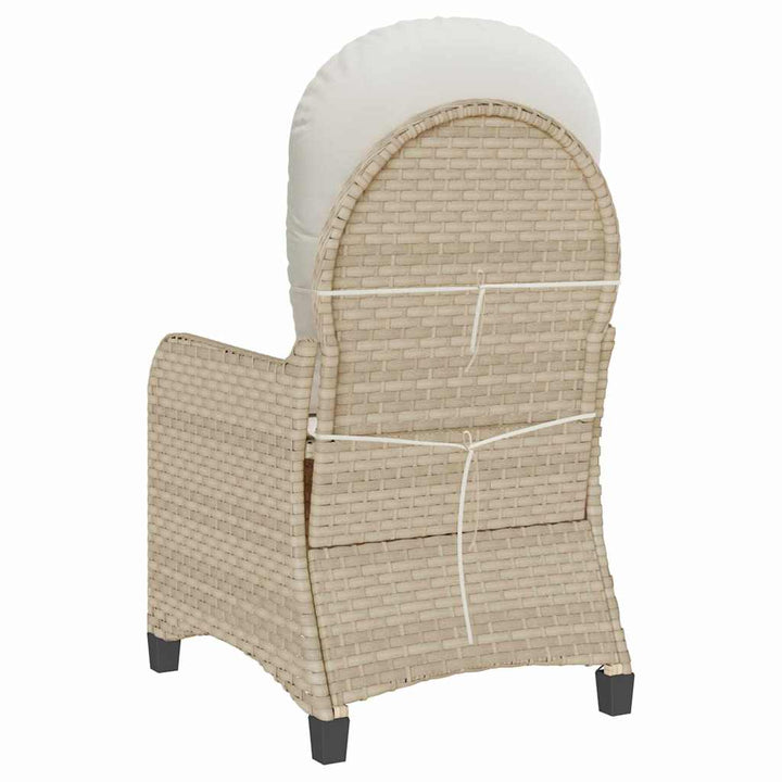 Liggestol Beige 56 x 66 x 95cm polyrattan