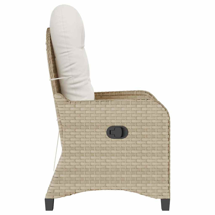 Liggestol Beige 56 x 66 x 95cm polyrattan