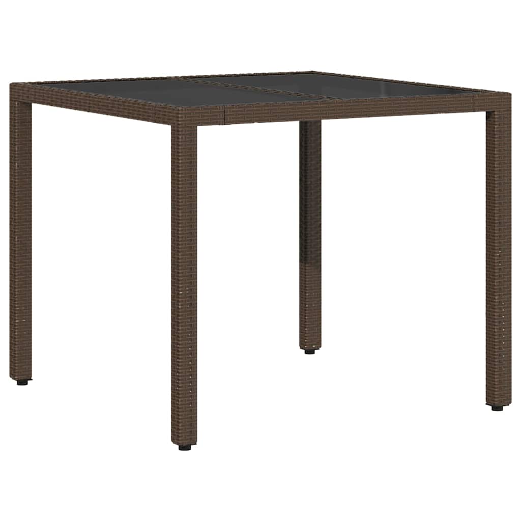 Have Spisebordssæt 3 pcs Brun Poly rattan