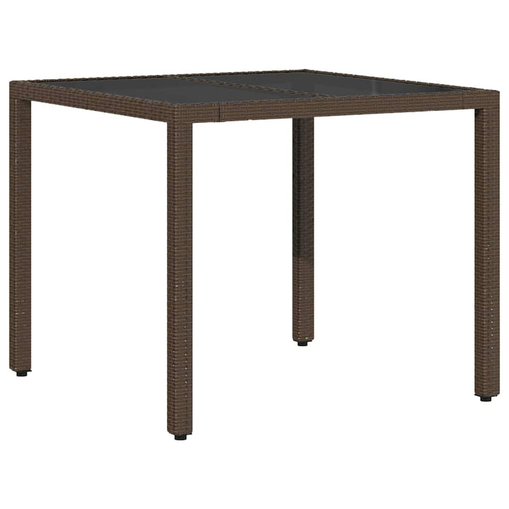 Have Spisebordssæt 3 pcs Brun Poly rattan