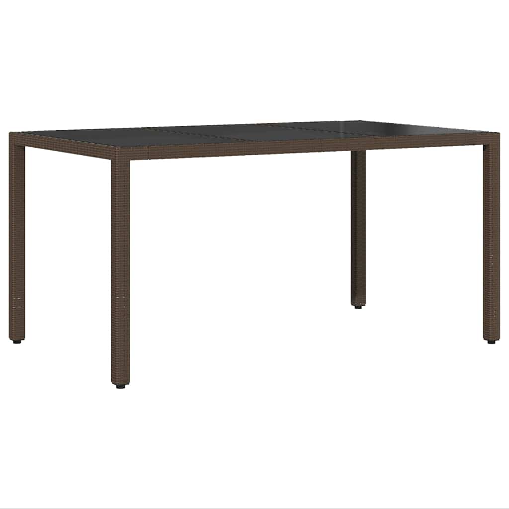 Have Spisebordssæt 5 pcs Brun Poly rattan