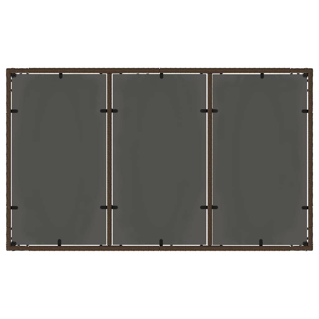 Have Spisebordssæt 5 pcs Brun Poly rattan