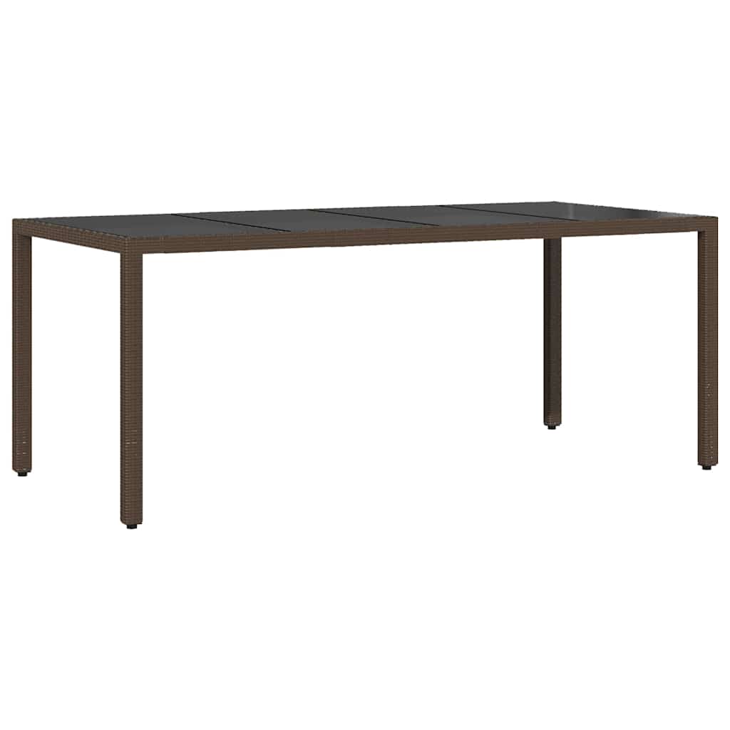 Have Spisebordssæt 9 pcs Brun Poly rattan