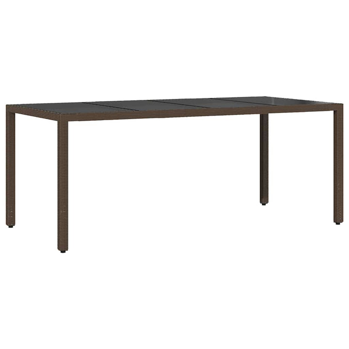 Have Spisebordssæt 9 pcs Brun Poly rattan