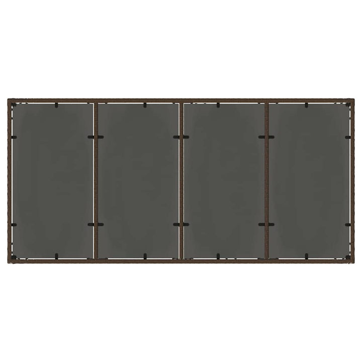 Have Spisebordssæt 9 pcs Brun Poly rattan