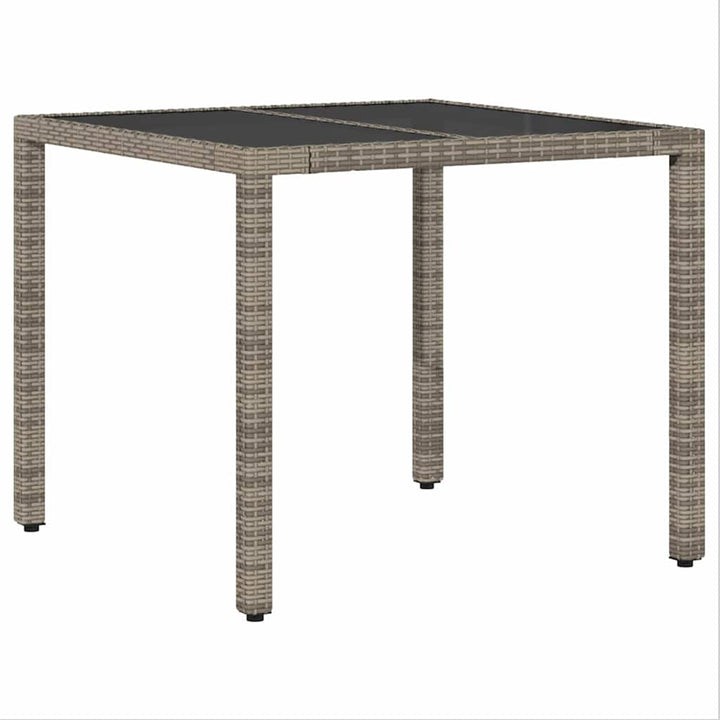 Have Spisebordssæt 3 pcs Grå Poly rattan