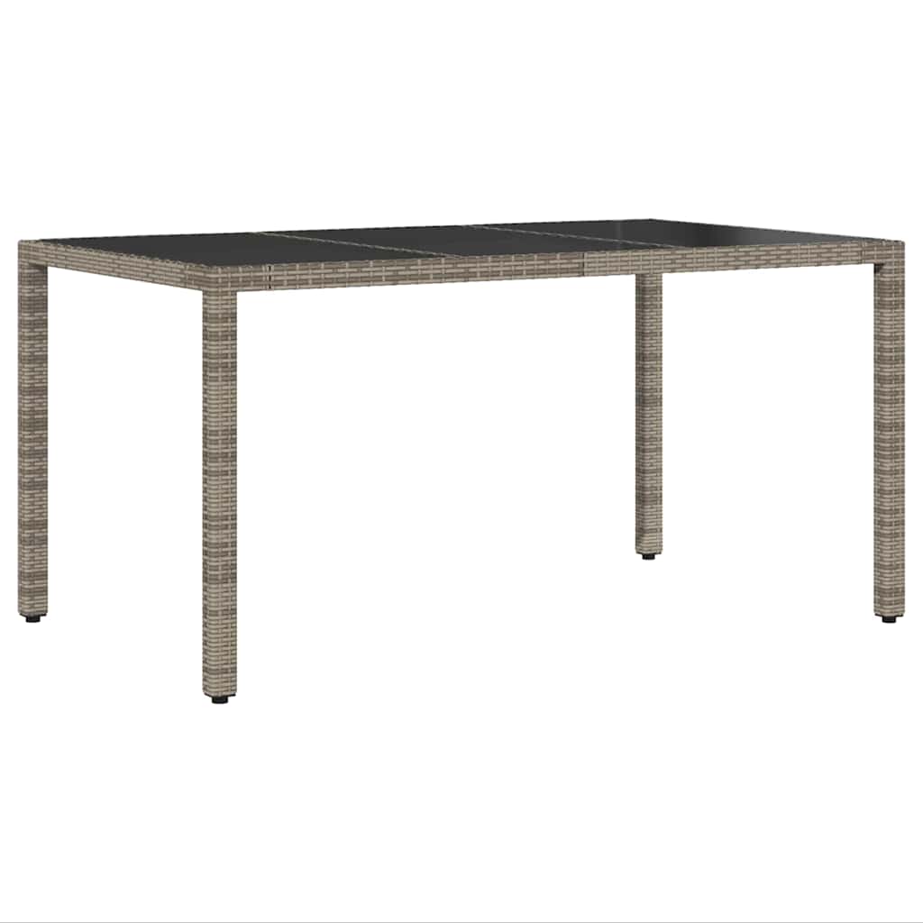 Have Spisebordssæt 5 pcs Grå Poly rattan