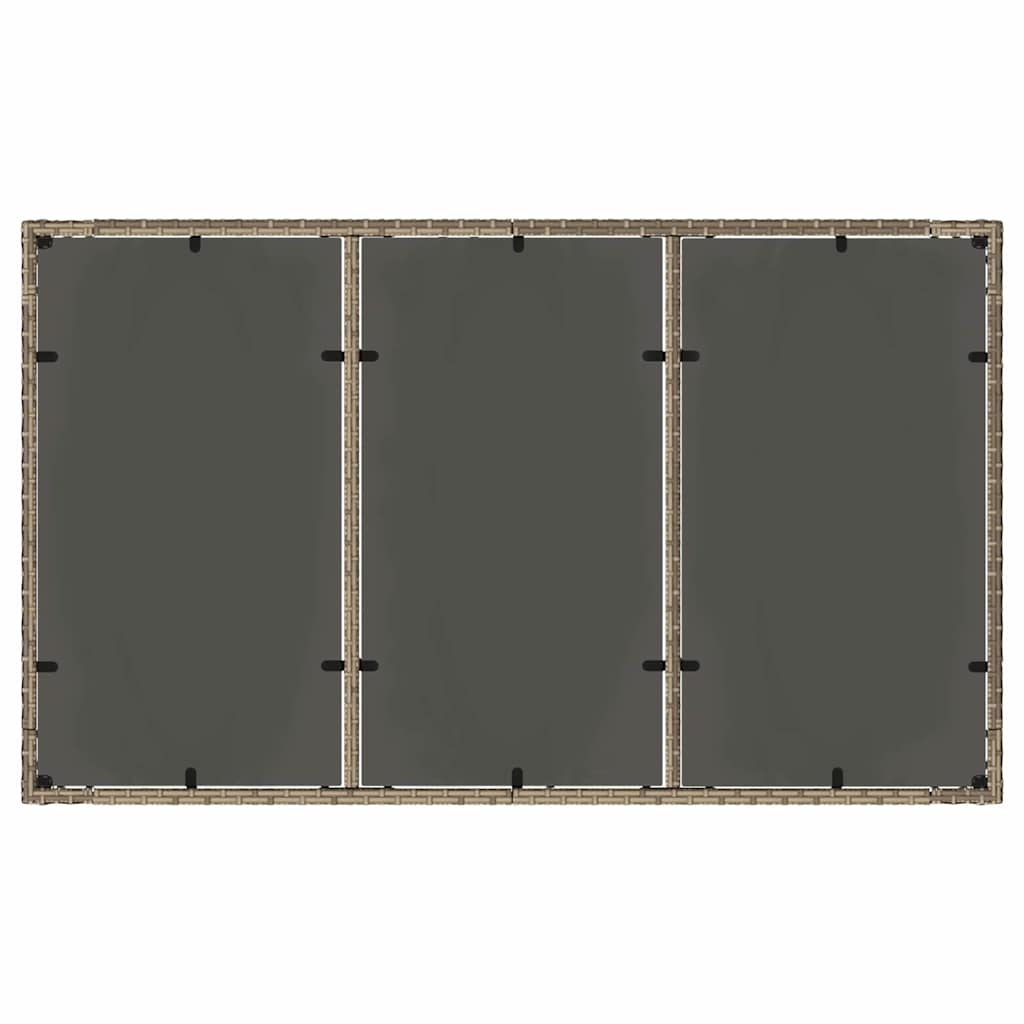 Have Spisebordssæt 7 pcs Grå Poly rattan