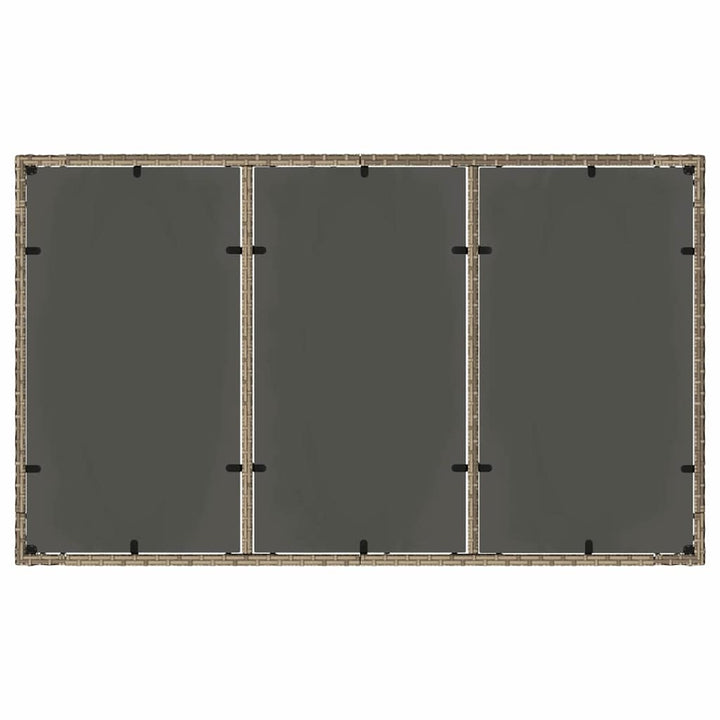 Have Spisebordssæt 7 pcs Grå Poly rattan