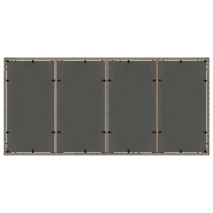 Have Spisebordssæt 7 pcs Grå Poly rattan