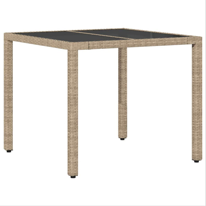 Have Spisebordssæt 3 pcs Beige Poly rattan