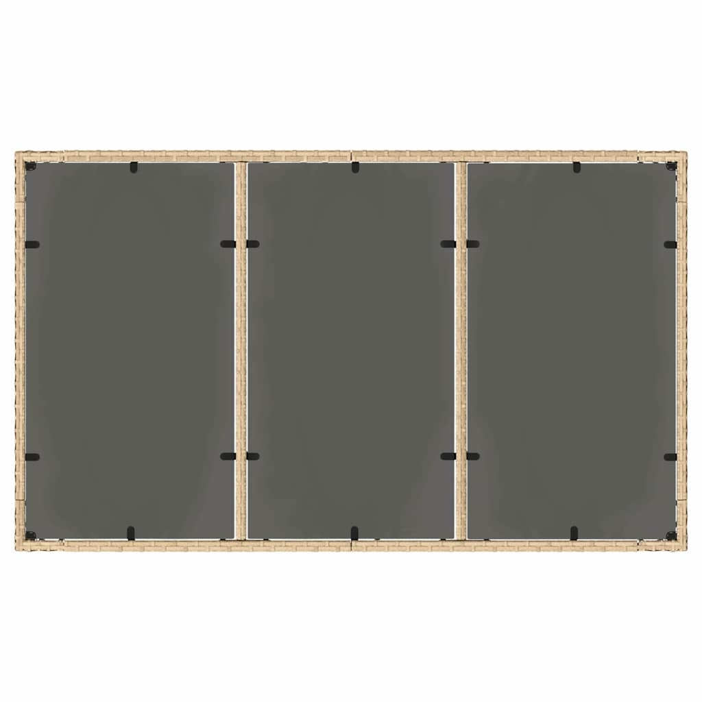 Have Spisebordssæt 5 pcs Beige Poly rattan