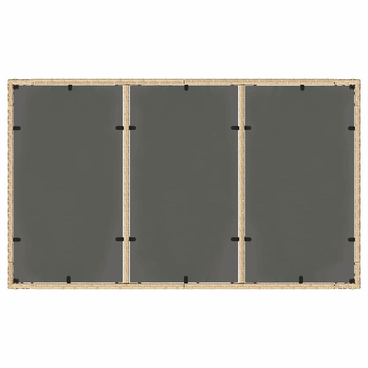 Have Spisebordssæt 5 pcs Beige Poly rattan