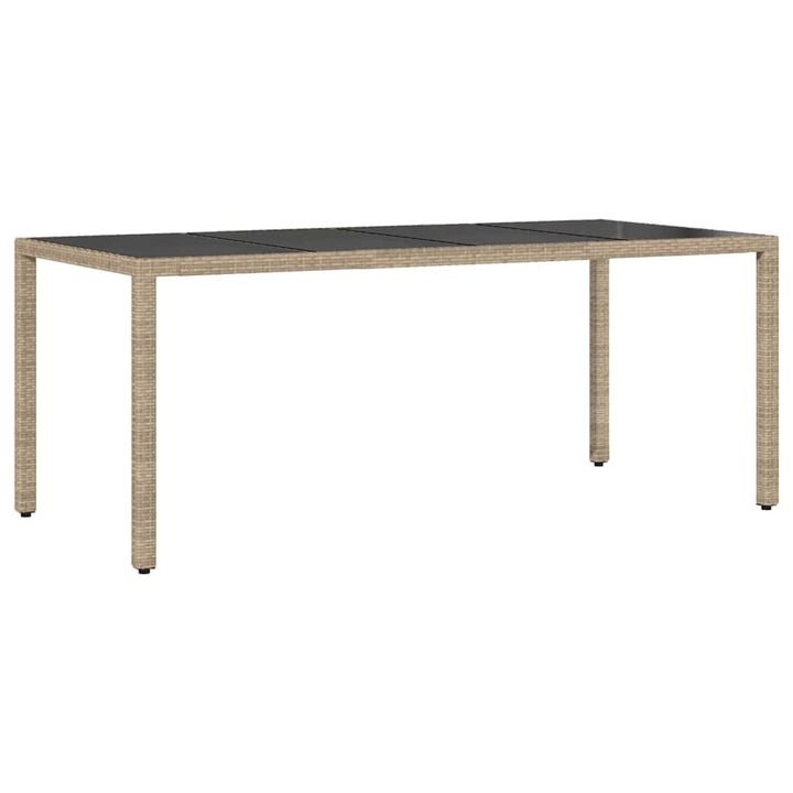 Have Spisebordssæt 7 pcs Beige Poly rattan