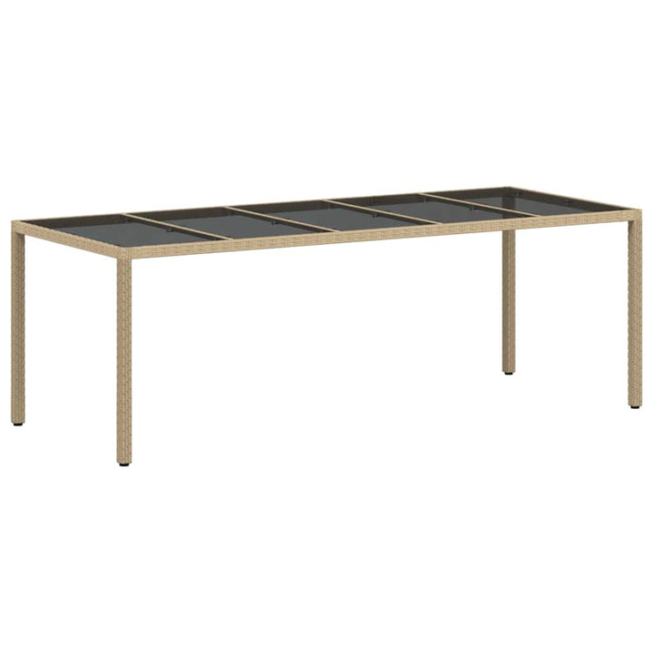 Have Spisebordssæt 9 pcs Beige Poly rattan