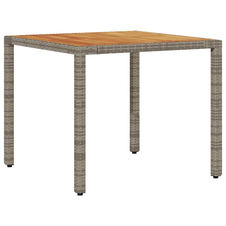 Have Spisebordssæt 3 pcs Grå Poly rattan