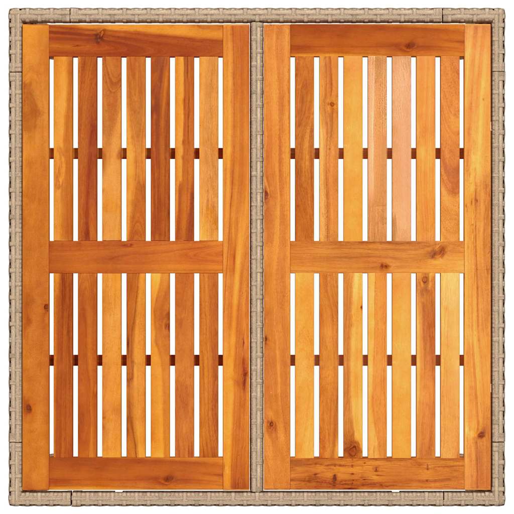 Have Spisebordssæt 5 pcs Beige Poly rattan