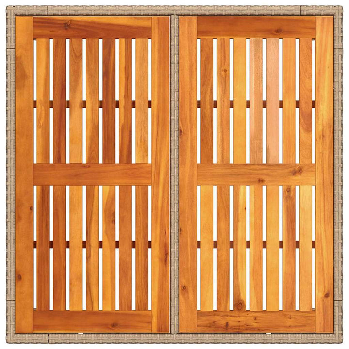 Have Spisebordssæt 5 pcs Beige Poly rattan