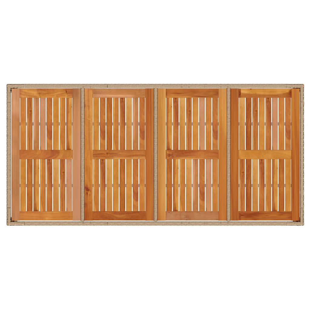 Have Spisebordssæt 7 pcs Beige Poly rattan