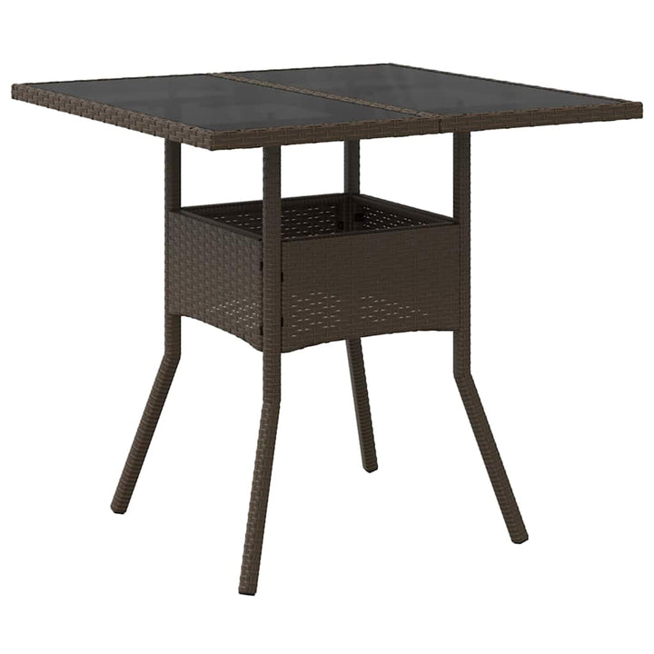 Have Spisebordssæt 3 pcs Brun Poly rattan