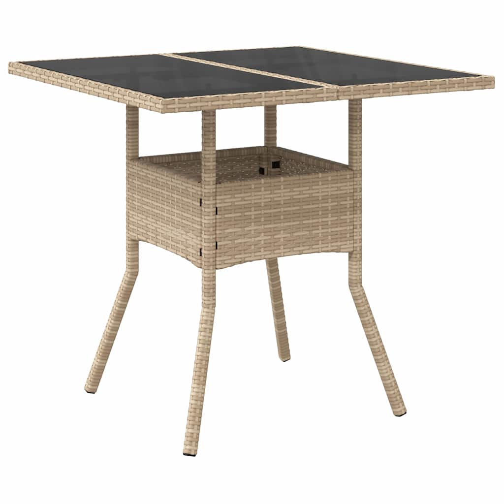 Have Spisebordssæt 3 pcs Beige Poly rattan