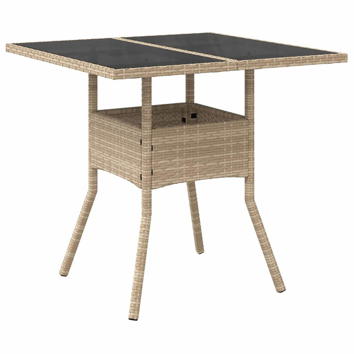 Have Spisebordssæt 3 pcs Beige Poly rattan