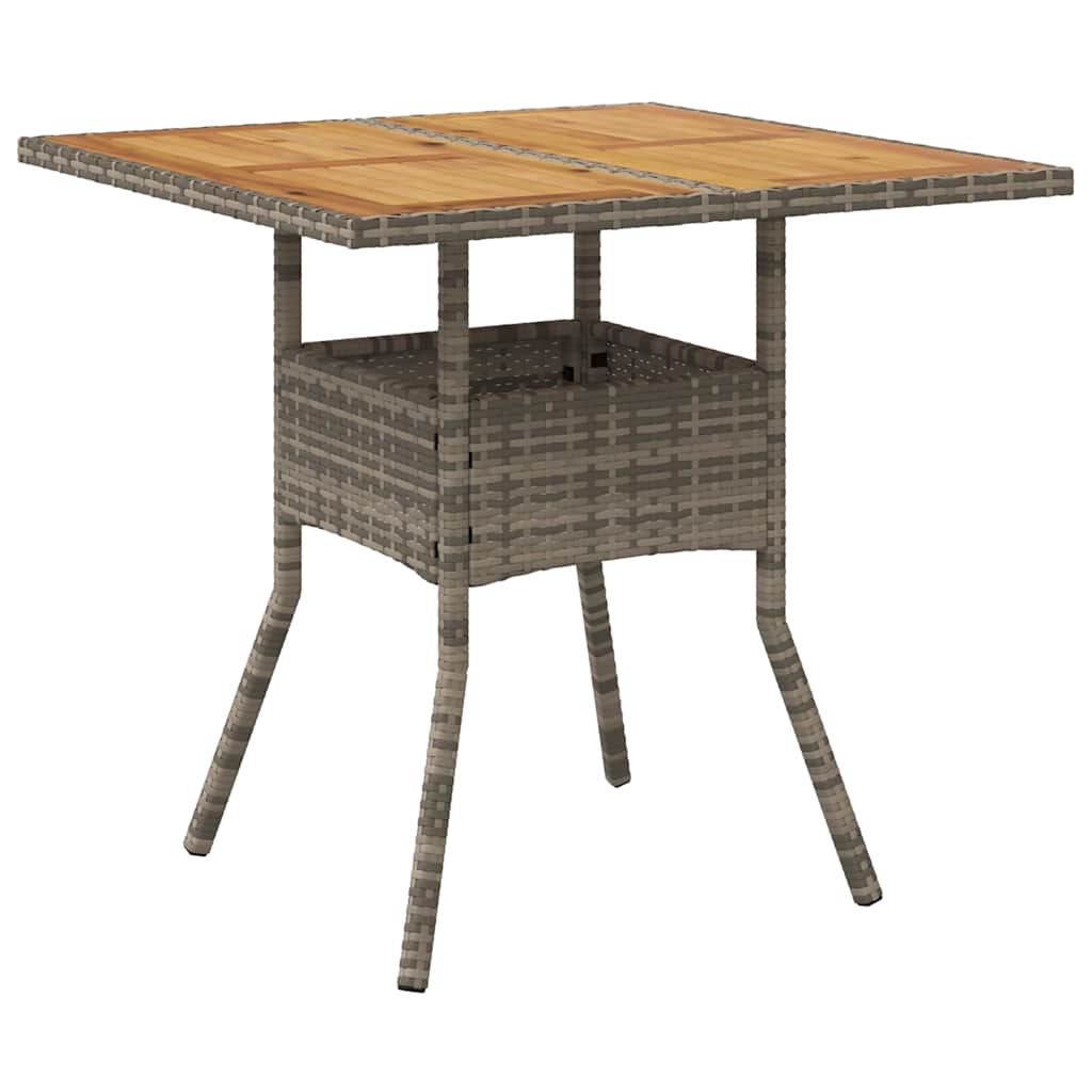 Have Spisebordssæt 3 pcs Grå Poly rattan