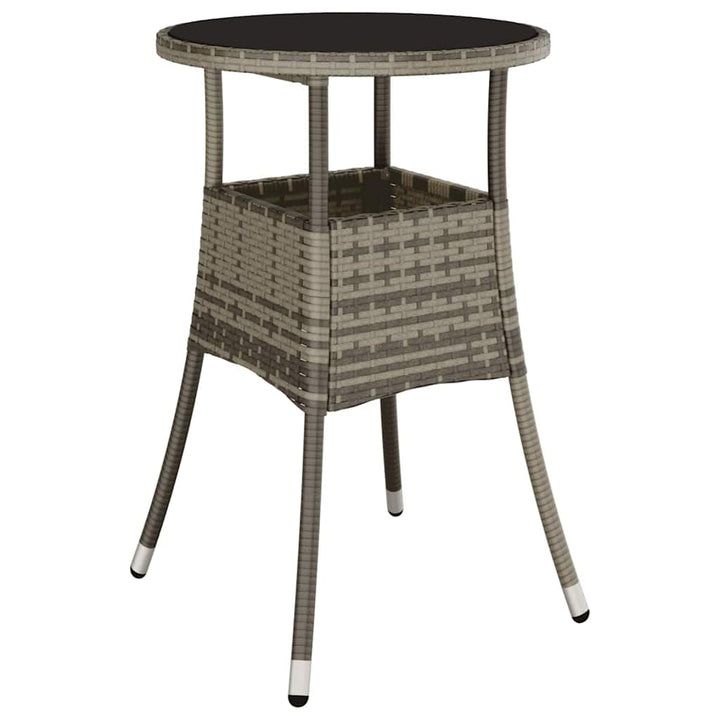 Have Spisebordssæt 3 pcs Grå Poly rattan